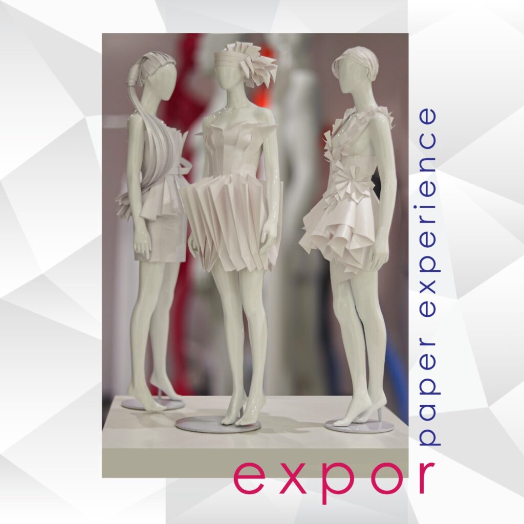 Desfile virtual no showroom da Expor Manequins